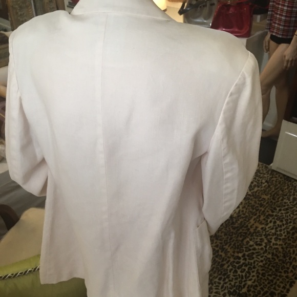 Vintage from 90’s Corky Miller’s Classic Studio Skirt,Pants;Blazer in pink linen - Picture 14 of 14